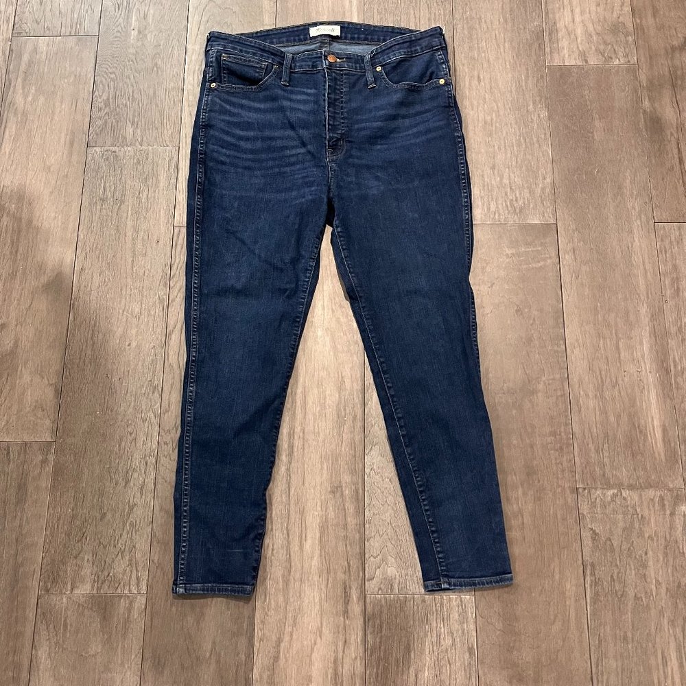 EUC Madewll 10" High-Rise Skinny Jeans -- 33 or 16
